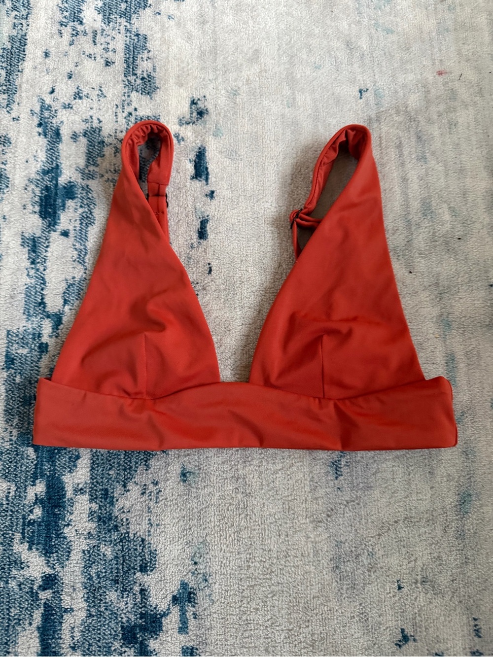 Onia Mallory Bikini Top Burnt Orange XS